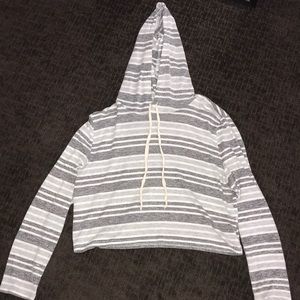 striped hoodie